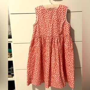 Trotters Strawberry Print Adelina Summer Dress Size 8/9